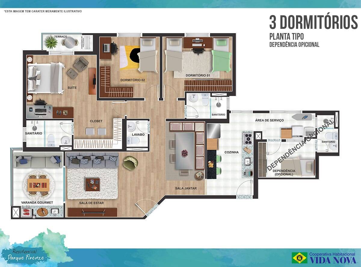 #6273-RM - Apartamento para Venda em Embu das Artes - SP