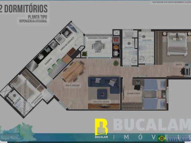 #6093-A - Apartamento para Venda em Embu das Artes - SP - 3