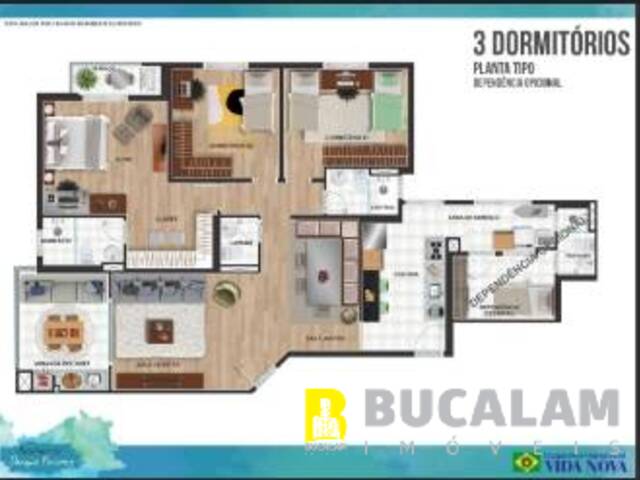 #6130-A - Apartamento para Venda em Embu das Artes - SP - 1