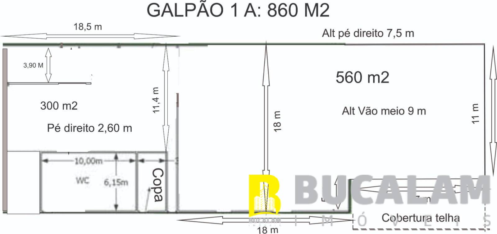 GALPÃO PARA VENDA EM CONDOMÍNIO INDUSTRIAL CONDOVILLE-ALUMÍNIO/SP